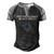 Expecting Dad 4Th Of July Twin Pregnancy Reveal Announcement Men's Henley Shirt Raglan Sleeve 3D Print T-shirt Black Grey
