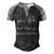 Faith Hope Love Asthma Awareness Heartbeat Christian Cross Grey Ribbon Asthma Asthma Awareness Men's Henley Shirt Raglan Sleeve 3D Print T-shirt Black Grey