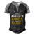 Family 365 The Greatest Dads Get Promoted To Grampy Grandpa Men's Henley Raglan T-Shirt Black Grey