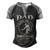 Father Grandpa Dadthe Bowhunting Legend S73 Family Dad Men's Henley Shirt Raglan Sleeve 3D Print T-shirt Black Grey