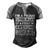 Father Grandpa Im A Proud In Law Of A Freaking Awesome Daughter In Law386 Family Dad Men's Henley Shirt Raglan Sleeve 3D Print T-shirt Black Grey
