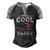 Mens For Fathers Day Tee Fishing Reel Cool Daddy Men's Henley Raglan T-Shirt Black Grey