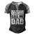 Mens My Favorite Engineer Calls Me Dad Fathers Day Men's Henley Raglan T-Shirt Black Grey
