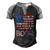 Fourth Of July Red White And Boom Fireworks Finale Usa Flag Men's Henley Raglan T-Shirt Black Grey