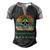 Gastroparesis Warrior Skull Women Vintage Green Ribbon Gastroparesis Gastroparesis Awareness Men's Henley Shirt Raglan Sleeve 3D Print T-shirt Black Grey