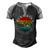 Glamping Definition Glamper Camping Men's Henley Shirt Raglan Sleeve 3D Print T-shirt Black Grey