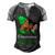 Glaucoma Awareness Green Women Glaucoma Glaucoma Awareness Men's Henley Shirt Raglan Sleeve 3D Print T-shirt Black Grey