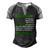 Glaucoma Warrior Usa Flag United States Flag Green Ribbon Glaucoma Glaucoma Awareness Men's Henley Shirt Raglan Sleeve 3D Print T-shirt Black Grey