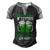 Green Beer Titties St Patrick Day Adult Drinking Men's Henley Raglan T-Shirt Black Grey
