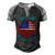 Grillin Dad Grilling T 4Th Of July Independence Men's Henley Shirt Raglan Sleeve 3D Print T-shirt Black Grey