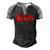 M Turkey Flag Futball Turkish Soccer 9 Shirt Men's Henley Shirt Raglan Sleeve 3D Print T-shirt Black Grey