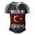 Made In Turkey Flag Turkish 8 Shirt Men's Henley Shirt Raglan Sleeve 3D Print T-shirt Black Grey