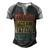 Mens Awesome Dads Have Tattoos And Beards Fathers Day V3 Men's Henley Shirt Raglan Sleeve 3D Print T-shirt Black Grey