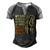 My Son Is Soldier Proud Military Dad 715 Shirt Men's Henley Shirt Raglan Sleeve 3D Print T-shirt Black Grey