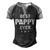 Pappy Grandpa Gift Best Pappy Ever Men's Henley Shirt Raglan Sleeve 3D Print T-shirt Black Grey