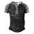 Peace Love Cats Animal Lover Gift For Cat Lover Men's Henley Shirt Raglan Sleeve 3D Print T-shirt Black Grey
