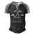 Peace Love Field Trips Vintage Gift Men's Henley Shirt Raglan Sleeve 3D Print T-shirt Black Grey