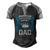 Princess Protection Agency Dad Men Fathers Day Idea Men's Henley Raglan T-Shirt Black Grey