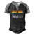 Proud Dad Rainbow Glasses Lgbt Gay Pride Support Lgbtq Men's Henley Raglan T-Shirt Black Grey