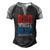 Red White Blue And Tequila Too Drinking July Fourth Men's Henley Raglan T-Shirt Black Grey