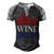 Red Wine Blue 4Th Of July Wine Red White Blue Wine Glasses V2 Men's Henley Shirt Raglan Sleeve 3D Print T-shirt Black Grey