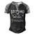 Stepdad Of The Birthday Princess Matching Family Men's Henley Shirt Raglan Sleeve 3D Print T-shirt Black Grey