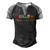 Today’S Agenda Camping Men's Henley Shirt Raglan Sleeve 3D Print T-shirt Black Grey