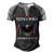 Ultra Maga Eagle Vintage Men's Henley Shirt Raglan Sleeve 3D Print T-shirt Black Grey