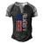 Usa Rugby American Flag Distressed Rugby 4Th Of July Men's Henley Raglan T-Shirt Black Grey