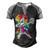 Volleyball Womens 168 Shirt Men's Henley Shirt Raglan Sleeve 3D Print T-shirt Black Grey