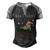 Wake Me Up When Its Christmas 820 Shirt Men's Henley Shirt Raglan Sleeve 3D Print T-shirt Black Grey