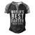 Worlds Best Farter I Mean Father Fathers Day Husband Fathers Day Gif Men's Henley Raglan T-Shirt Black Grey