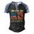 4Th Of July Awesome Like My Daughter Vintage Fathers Day Men's Henley Shirt Raglan Sleeve 3D Print T-shirt Black Blue