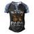 Best Buckin Papa Ever Deer Hunting Bucking Father Men's Henley Shirt Raglan Sleeve 3D Print T-shirt Black Blue