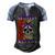 Epilepsy Warrior Skull Women Vintage Purple Ribbon Epilepsy Epilepsy Awareness Men's Henley Shirt Raglan Sleeve 3D Print T-shirt Black Blue