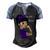 Epilepsy Warrior Strong Women Purple Ribbon Epilepsy Epilepsy Awareness V2 Men's Henley Shirt Raglan Sleeve 3D Print T-shirt Black Blue