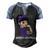 Epilepsy Warrior Strong Women With Purple Ribbon For Epilepsy Awareness Purple Ribbon Men's Henley Shirt Raglan Sleeve 3D Print T-shirt Black Blue