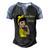 Ewings Sarcoma Warrior Strong Women Yellow Women Ewings Sarcoma Ewings Sarcoma Awareness Men's Henley Shirt Raglan Sleeve 3D Print T-shirt Black Blue