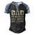 Family 365 Mechanic Dad Mechanics Fathers Day Men's Henley Raglan T-Shirt Black Blue