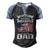 Father Grandpa My Favorite Physical Therapist Calls Me Dad S Day 510 Family Dad Men's Henley Shirt Raglan Sleeve 3D Print T-shirt Black Blue