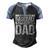 Favorite Baseball Player Calls Me Dad Men's Henley Shirt Raglan Sleeve 3D Print T-shirt Black Blue