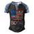 Fourth Of July Red White And Boom Fireworks Finale Usa Flag Men's Henley Raglan T-Shirt Black Blue