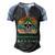 Gastroparesis Warrior Skull Women Vintage Green Ribbon Gastroparesis Gastroparesis Awareness Men's Henley Shirt Raglan Sleeve 3D Print T-shirt Black Blue