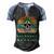 Glaucoma Warrior Skull Women Vintage Green Ribbon Glaucoma Glaucoma Awareness V2 Men's Henley Shirt Raglan Sleeve 3D Print T-shirt Black Blue