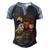 Lover Halloween Merry Christmas Happy 14 Shirt Men's Henley Shirt Raglan Sleeve 3D Print T-shirt Black Blue