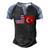 Loving Usa Turkey Flag Heart Turkish 13 Shirt Men's Henley Shirt Raglan Sleeve 3D Print T-shirt Black Blue