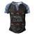 Mama Claus Christmas Ugly Sweater Men's Henley Shirt Raglan Sleeve 3D Print T-shirt Black Blue