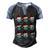 Masked Balls Basketball Christmas Baseball Christmas Ball Sports Santas Hat Team Sports Xmas Match Men's Henley Shirt Raglan Sleeve 3D Print T-shirt Black Blue