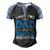 Mens I Have Two Titles Dad And Uncle Funny Grandpa Fathers Day V2 Men's Henley Shirt Raglan Sleeve 3D Print T-shirt Black Blue