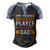 My Favorite Baseball Player Calls Me Dad 819 Trending Shirt Men's Henley Shirt Raglan Sleeve 3D Print T-shirt Black Blue